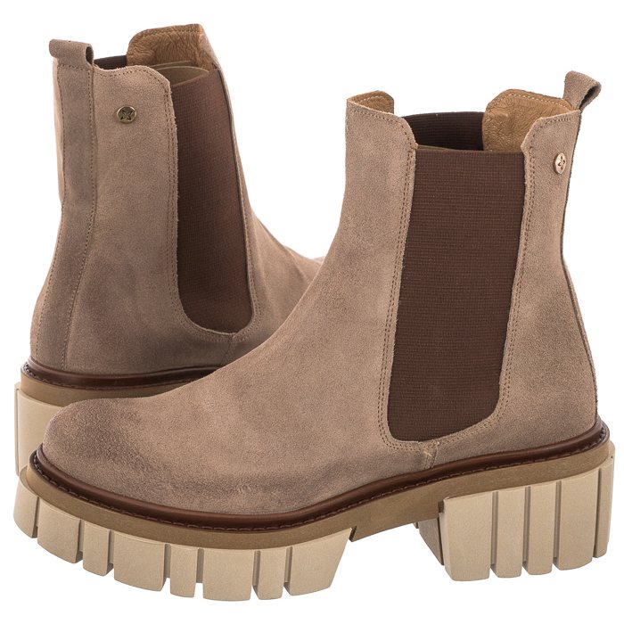 Boty Kotníkové Boty Dámské lodičky Maciejka Hnědé 05312-14/00-6