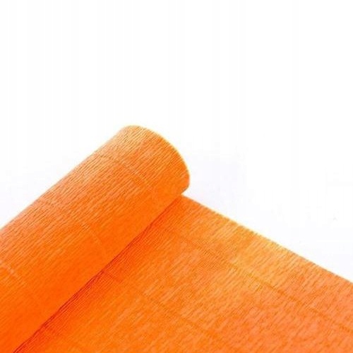 Bibuła dekoracyjna krepina 581 pomarańczowa do wycinania ozdabiania