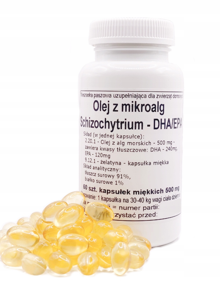 Levně Olej z mořských řas Dha/epa – měkké kapsle 500 mg