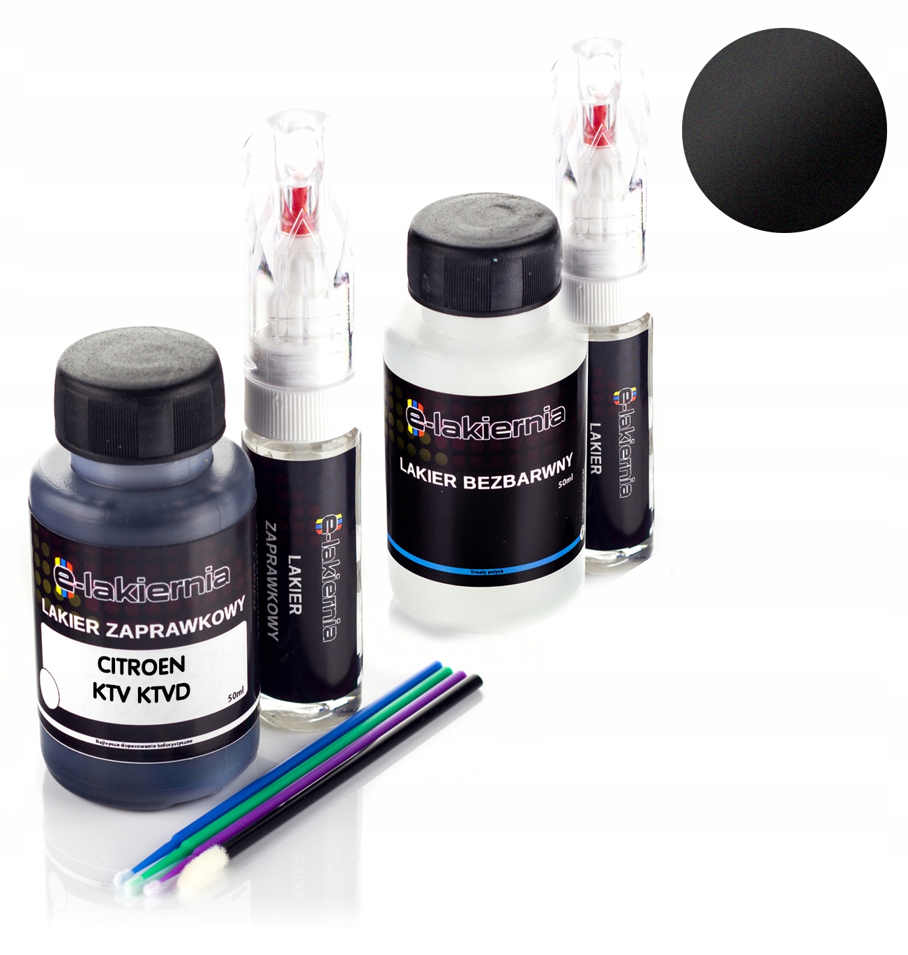 LAKIER ZAPRAWKA BEZBARWNY SAMOCHODOWY BUTELECZKI CITROEN KTV KTVD