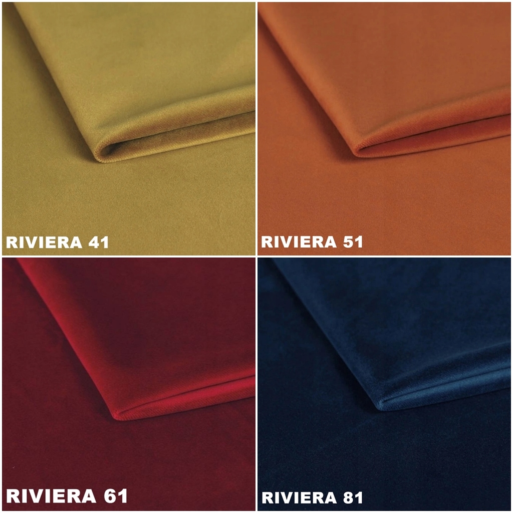 RIVIERA WELWET VELVET TKANINA OBICIOWA MEBLOWA PLUSZ WELUR AKSAMIT 50 KOLOR Gramatura 300 g/m²