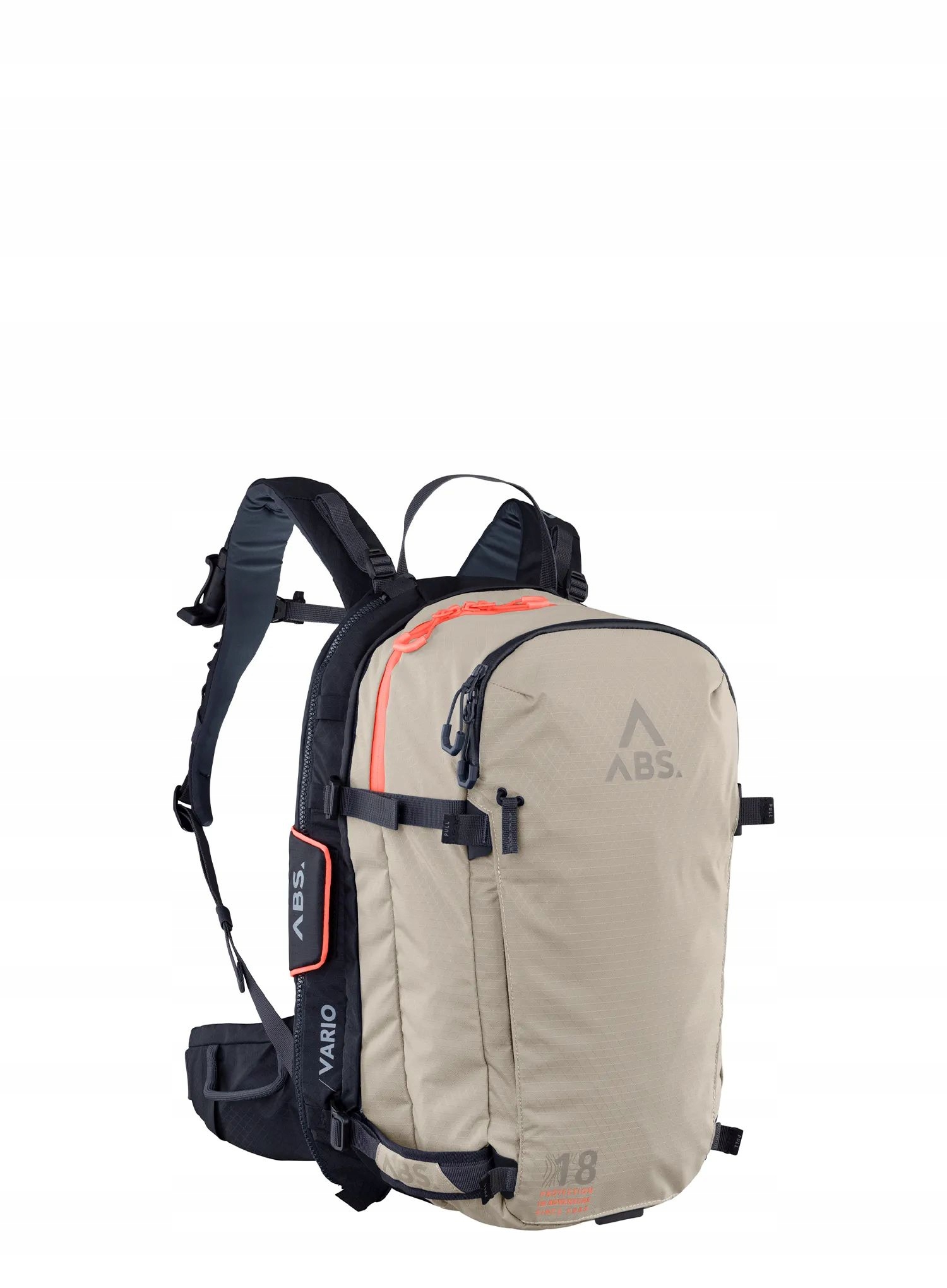 Batoh Abs Vario Set Easy Tech 18 l sand stone L/XL