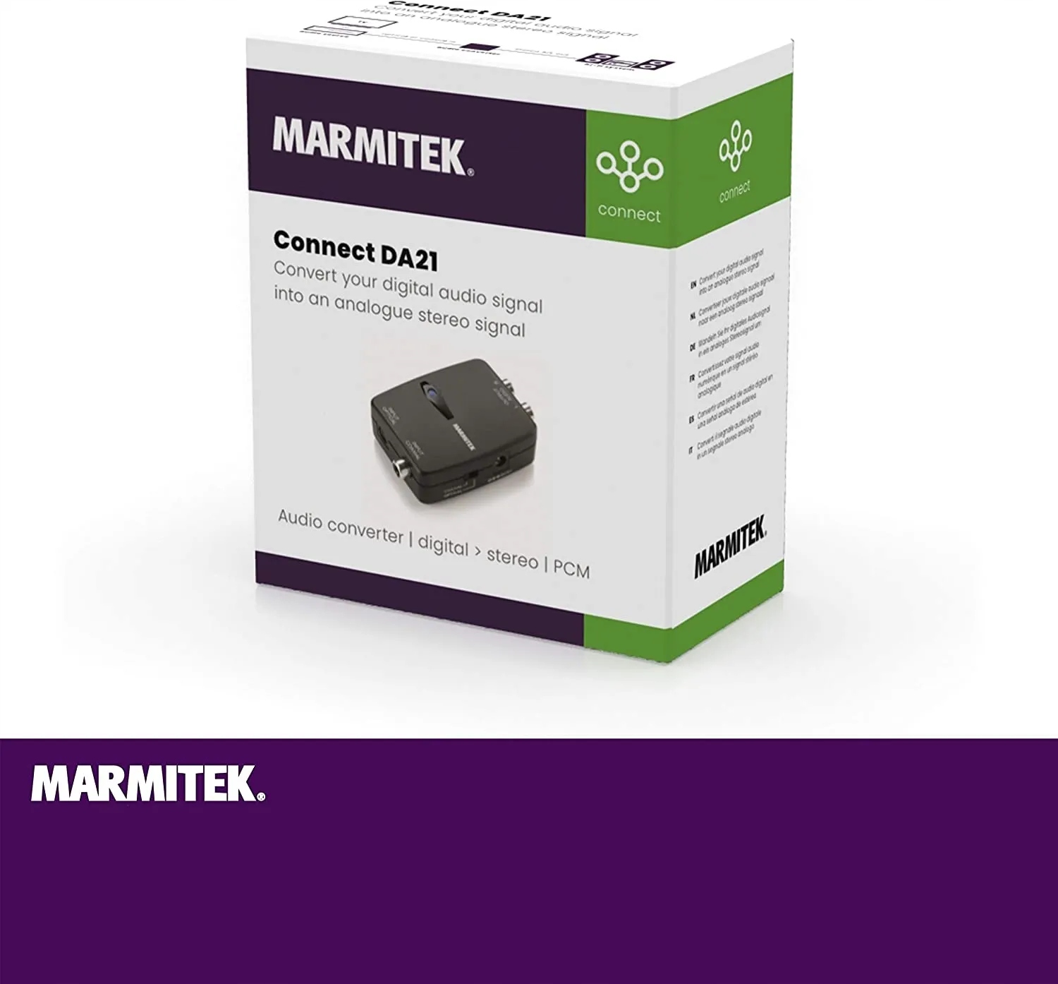 Konwerter Cyfrowy Dac Marmitek Connect Da21 192 Kh Kod producenta DA21