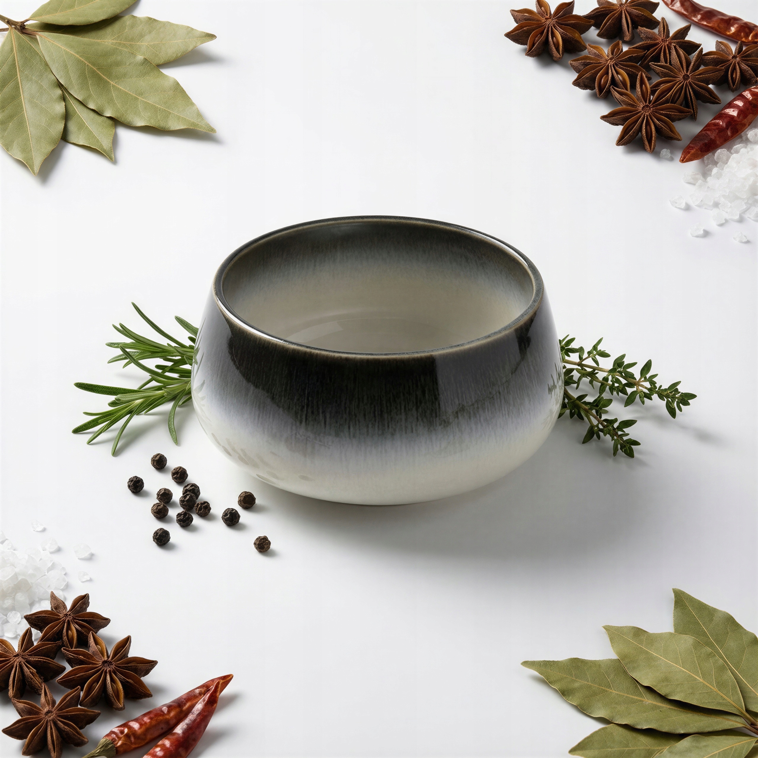 Miska Salátová Mísa Keramika 20 CM Elegantní Vzhled Luna Line