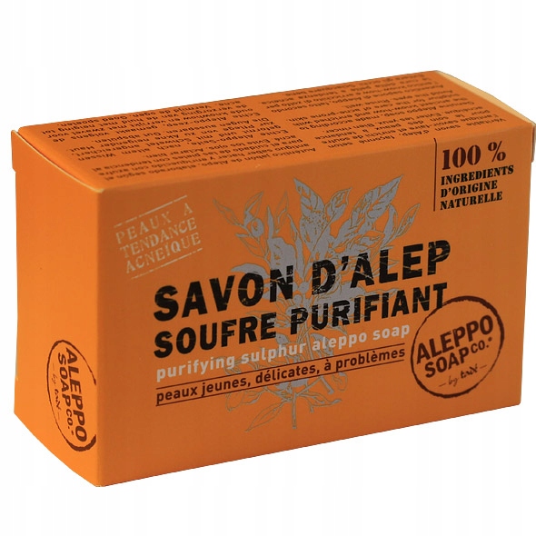 MYDŁO ALEPPO SIARKOWE Surgras Olej Laurowy & Siarka 5% Trądzik Łojtok 150g Kod producenta ASFORM24