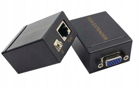 Extender VGA do 60M po skrętce RJ45 Cat 5e/6 Kod producenta EV60