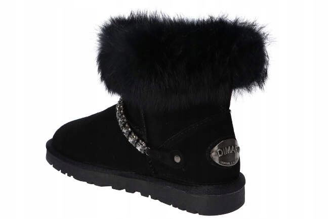 P052 ŚNIEGOWCE EMU BUTY ZIMOWE SKÓRZANE FUTRO B 39 Marka inna
