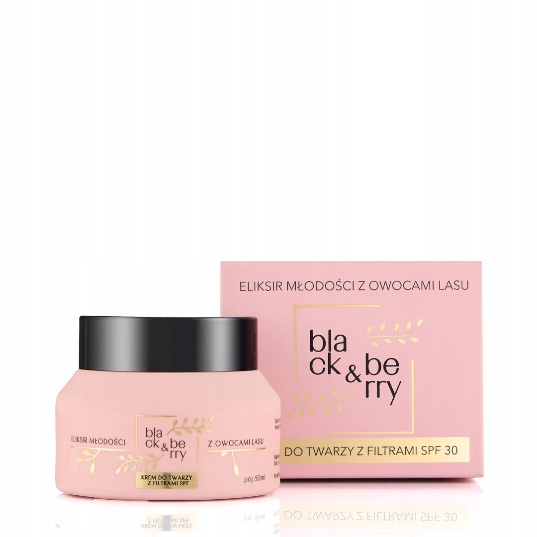 Black & Berry krém na obličej SPF30 50 ml, hydratační a zpevňující krém