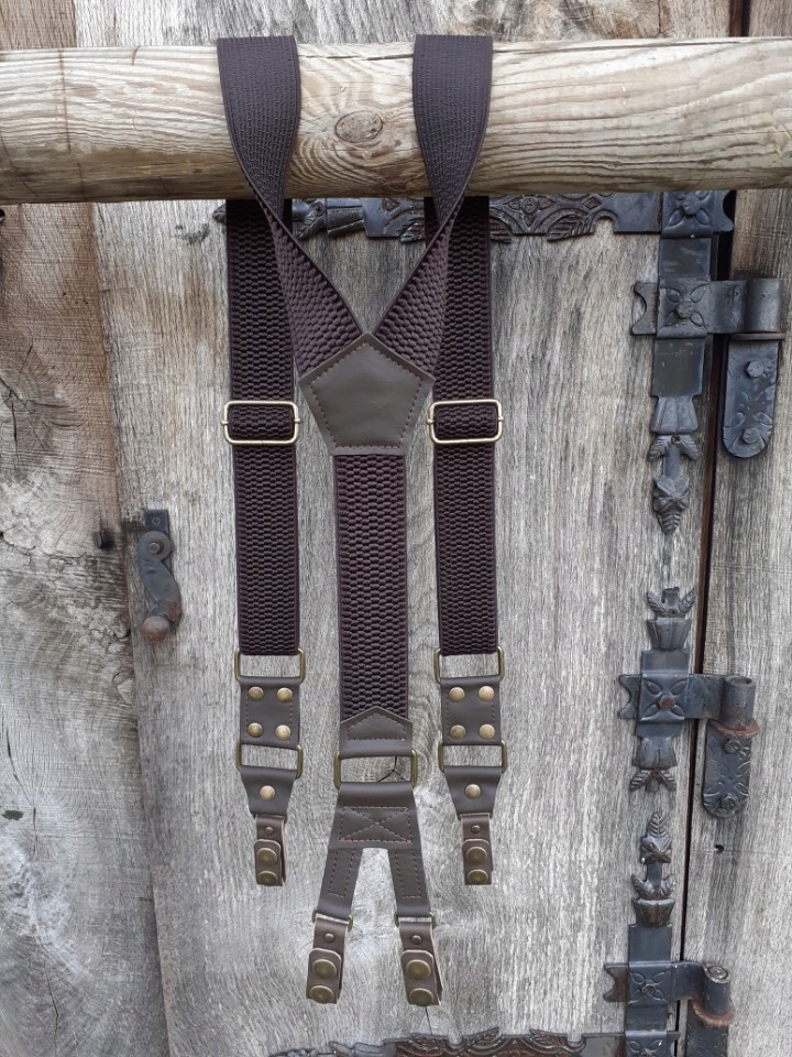 SZELKI SKÓRZANE ! STYL RETRO ! Producent bez marki