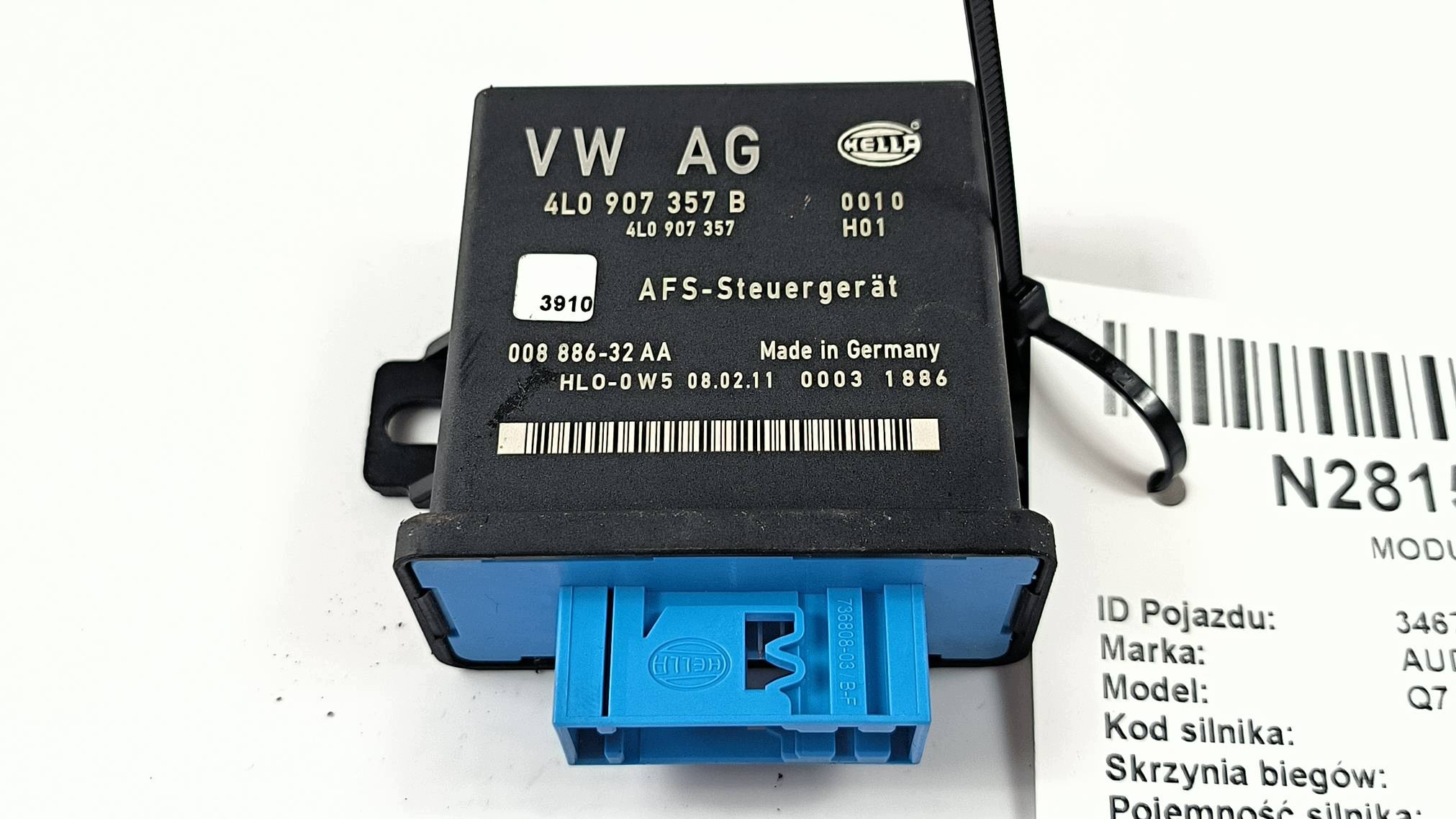 modul leuchten 4L0907357B AUDI Q7 und 4L LIFT