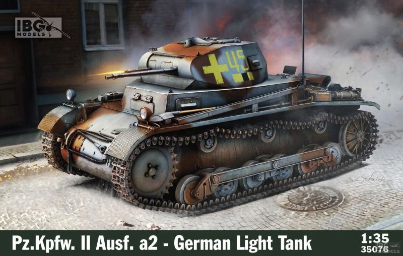 Ibg 35076 Pz.Kpfw. II Ausf. a2 německý lehký tank