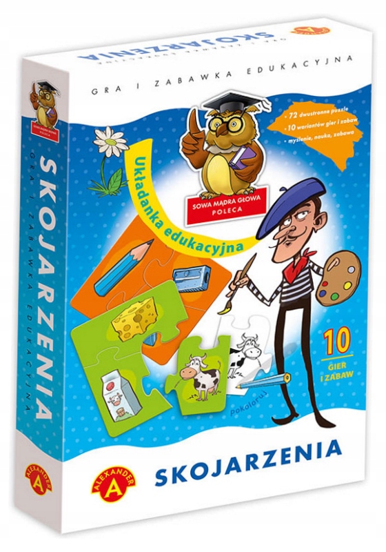 Skojarzenia Układanka edukacyjna Alexander