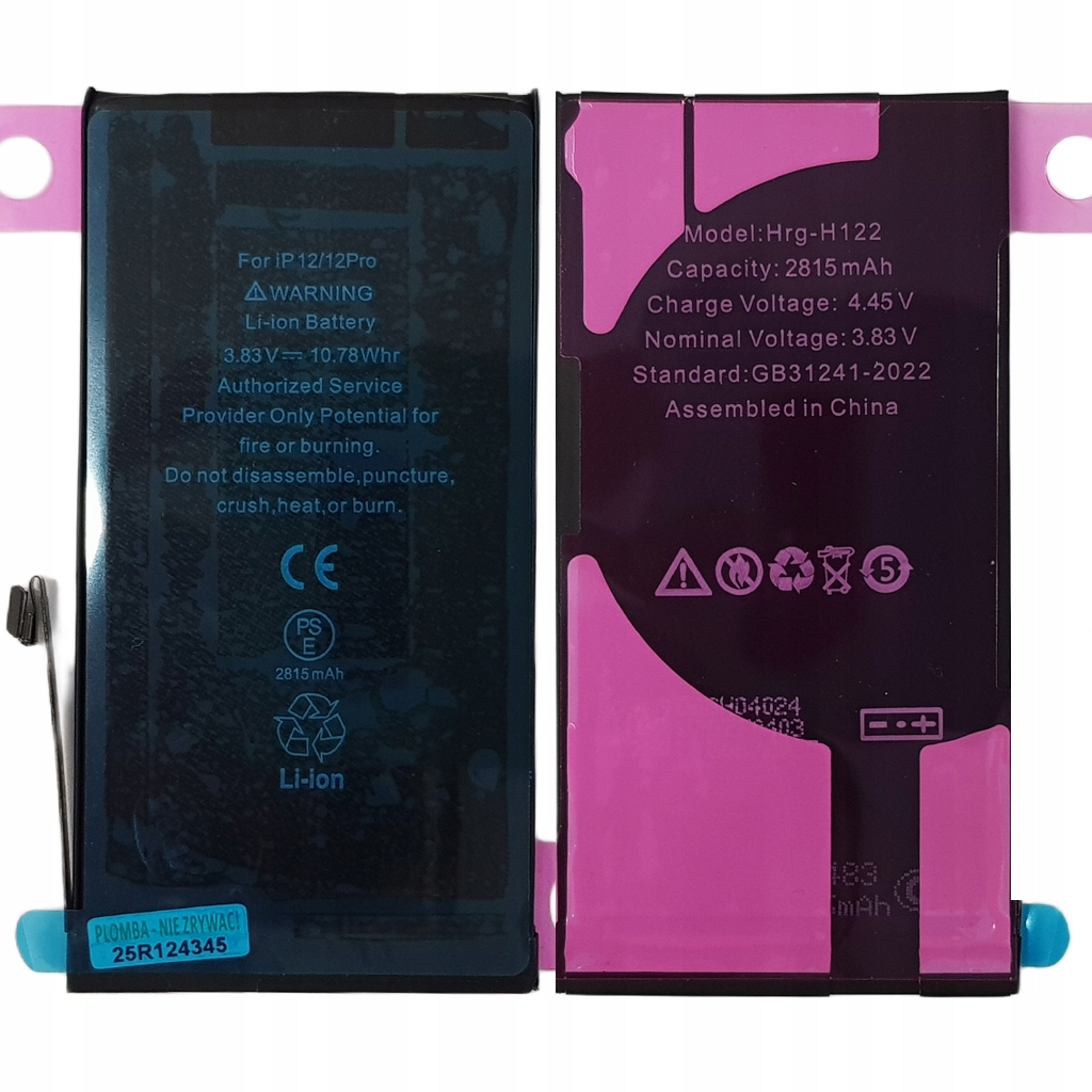 Bateria Akumulator do Apple Iphone 12 12 Pro Nowy Bms Bez Komunikatu