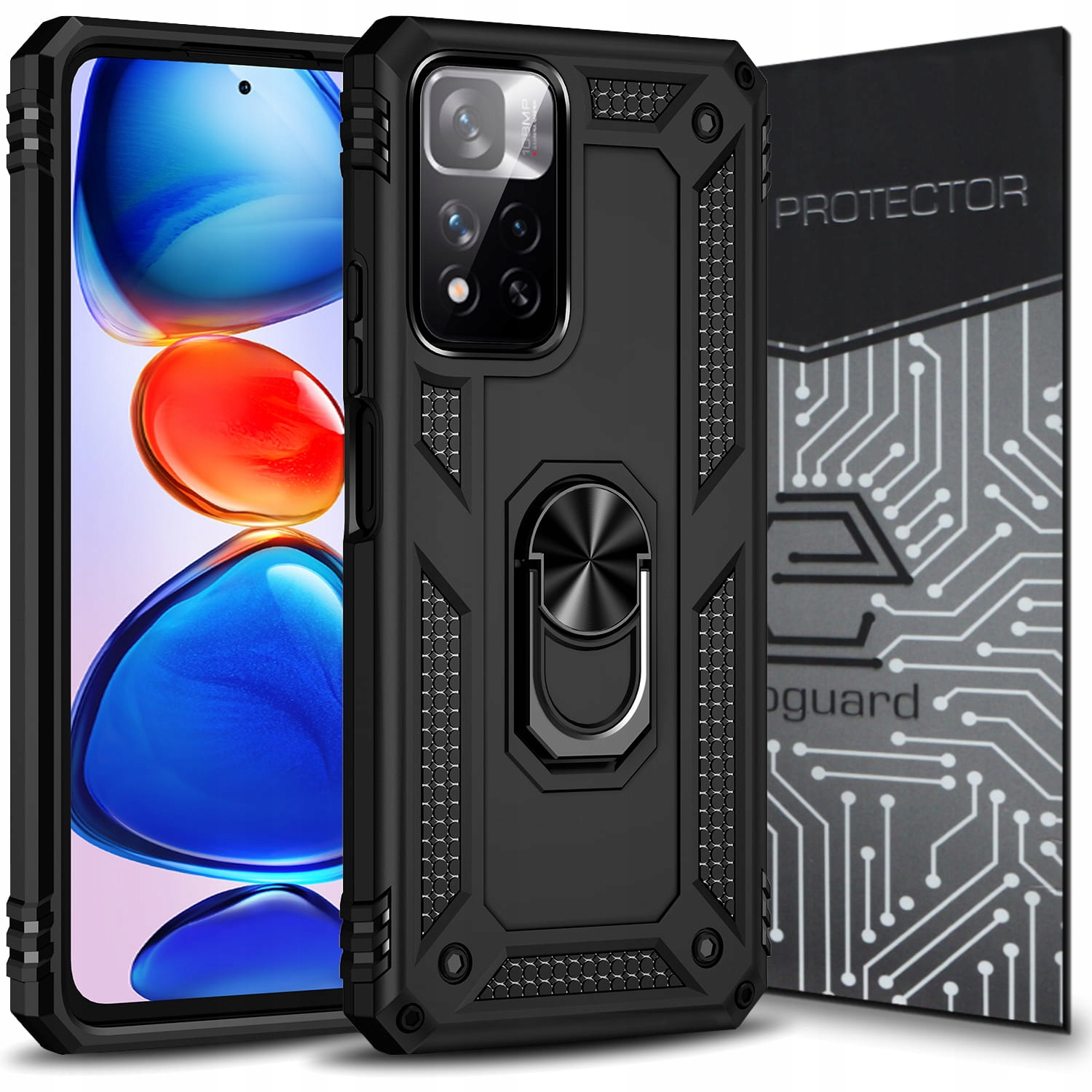

Etui Pancerne+szkło do Redmi Note 11 Pro+ Plus 5G