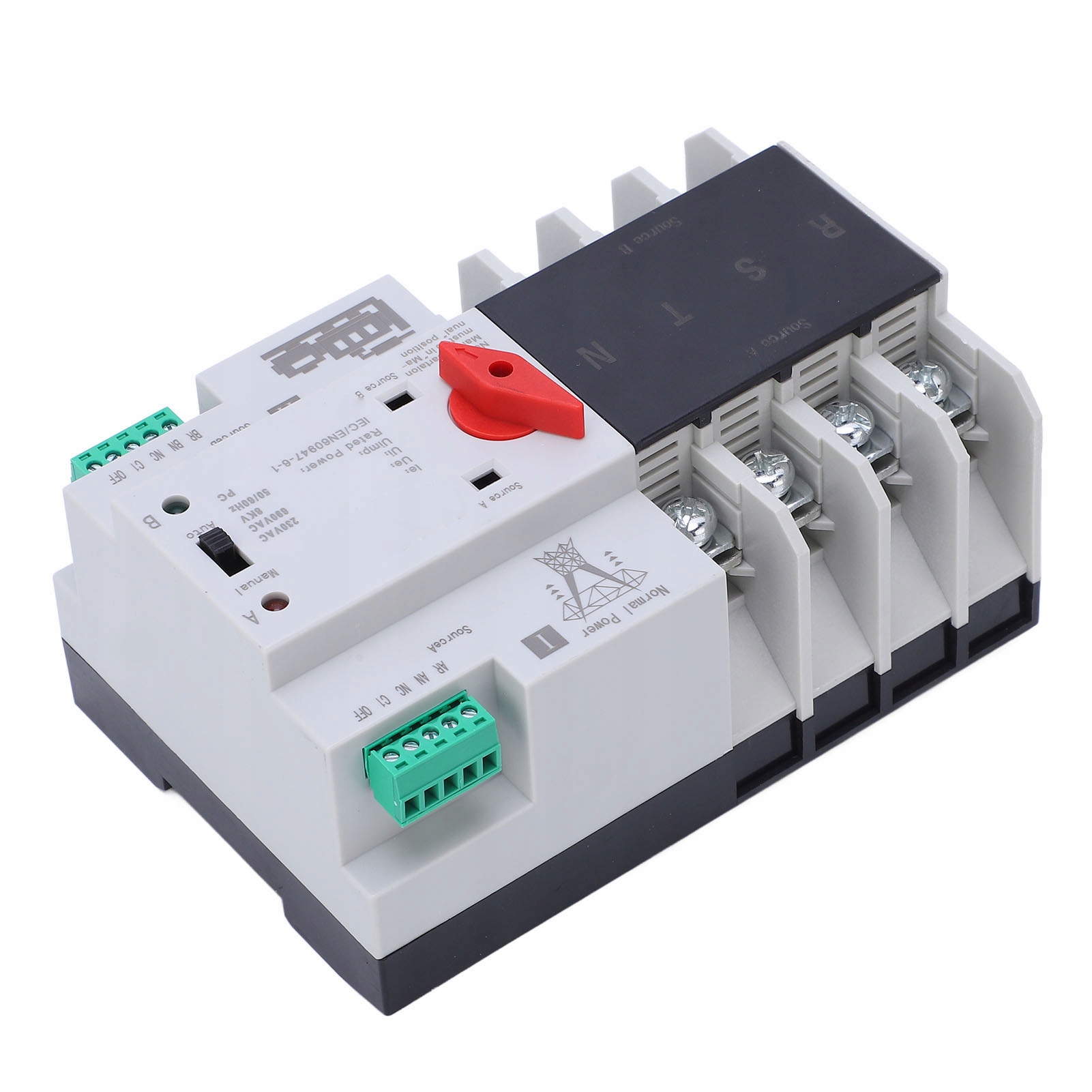 Automatický Přepínač Napájení 4P AC230V 125A Fotovoltaická Síť