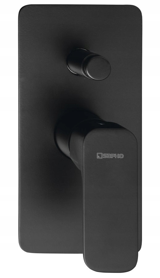 Podomietková sprchová batéria Spy, 2 výstupy, čierna matná (PY42/15) /sm/