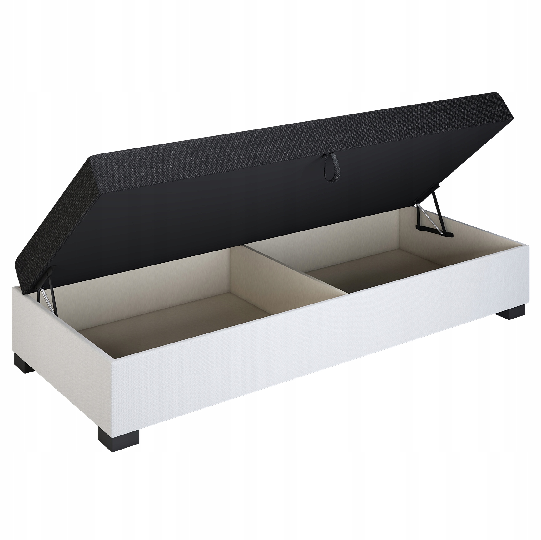 Łóżko młodzieżowe Tapczan jednoosobowy Marcela+ 100 Oświetlenie Led Gratis Długość mebla 198 cm