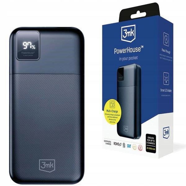 Powerbanka 20000mAh Multi Charge Qc+pd PowerHouse