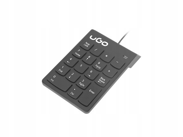 Ugo Klawiatura numeryczna Usb do laptopa Slim Choc