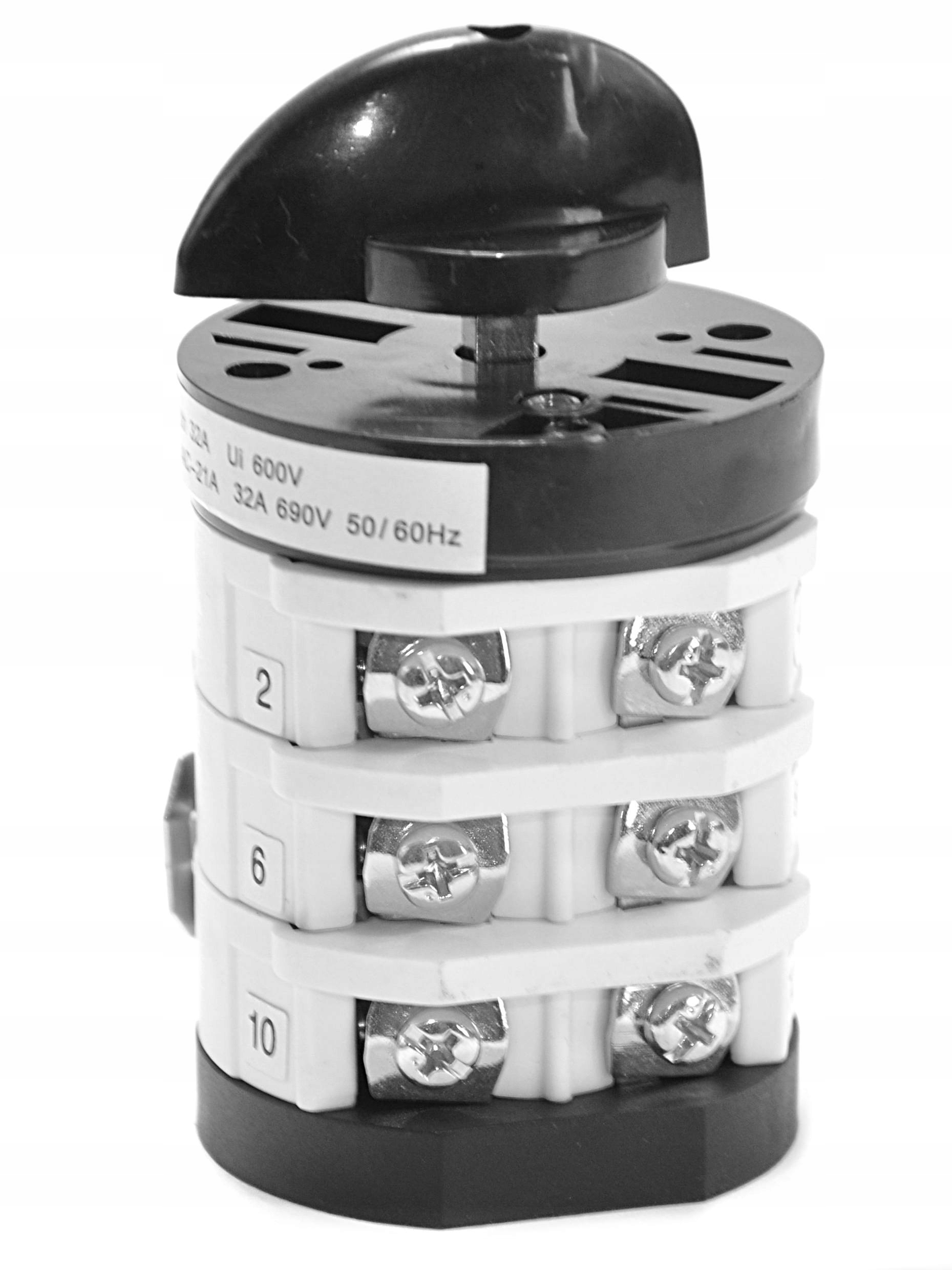 Przełącznik 6 pozycyjny do rozruchów szl9-32/3 Natężenie maksymalne 32 A