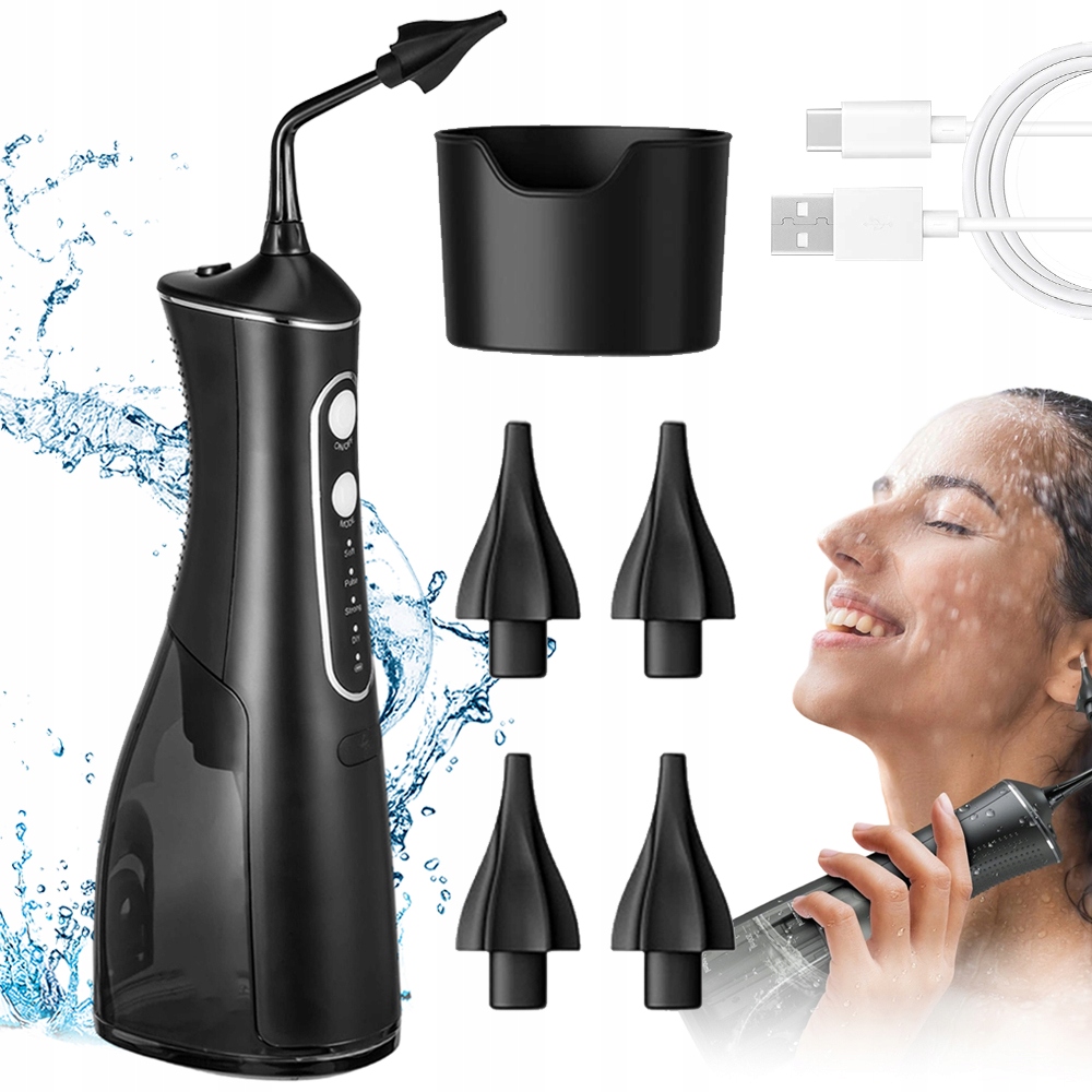 Elektryczny Czyścik Do Uszu Z 4 Regulacją Ciśnienia Wody IPX7 Wodoodporny