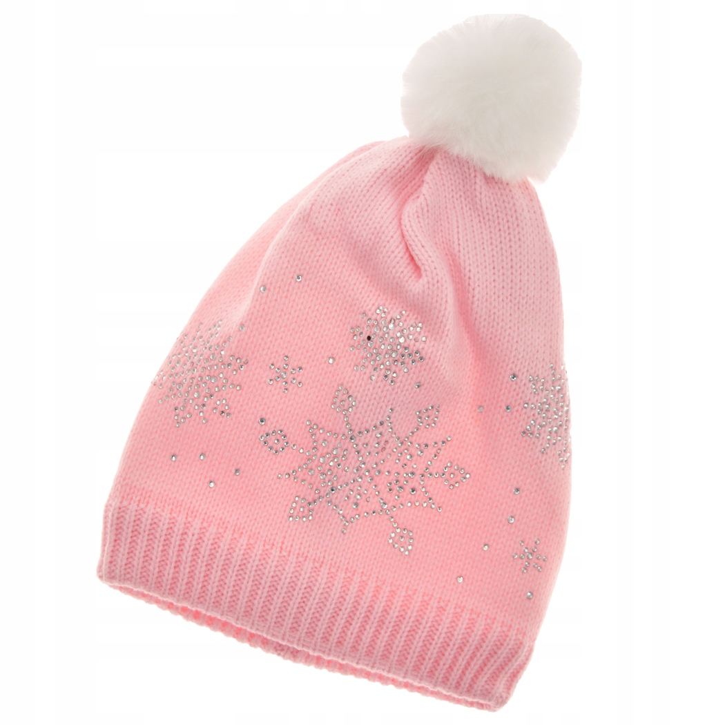 

Czapka Zimowa Oliwka błyszczące jety r.50-52 2-5L
