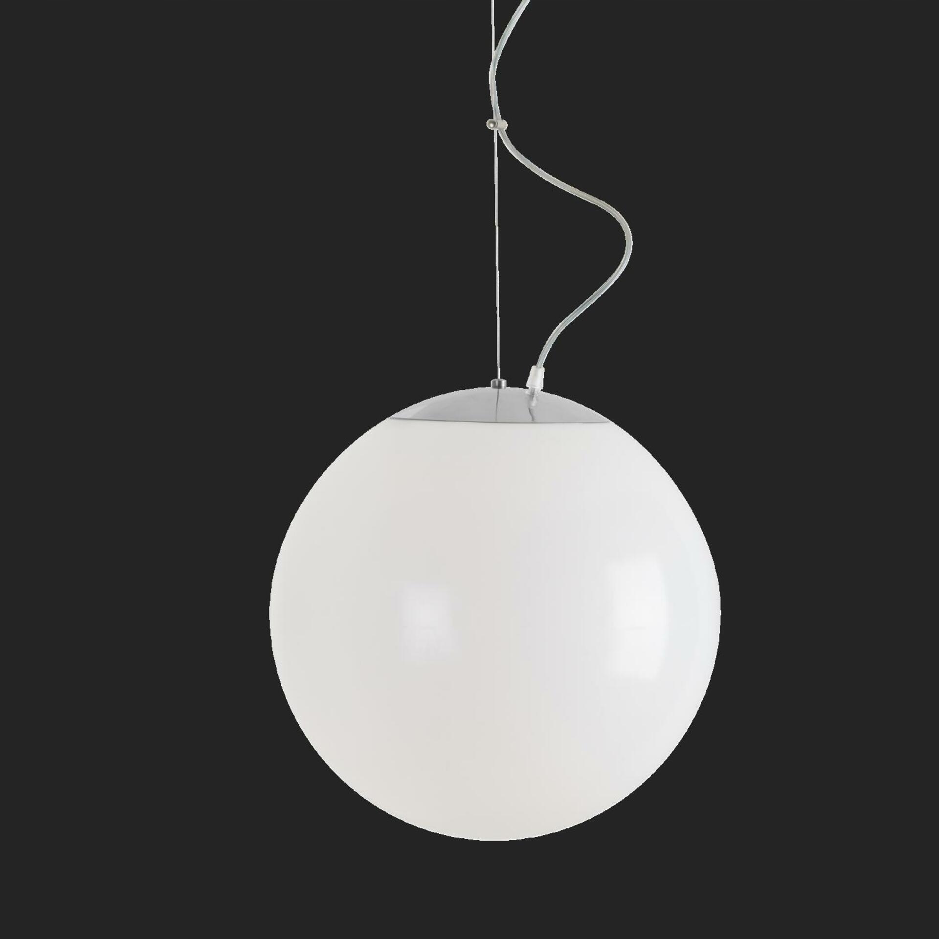 Osmont 64767 Isis L3 Pm Hp závesné plastové svietidlo nerez leštená biela I