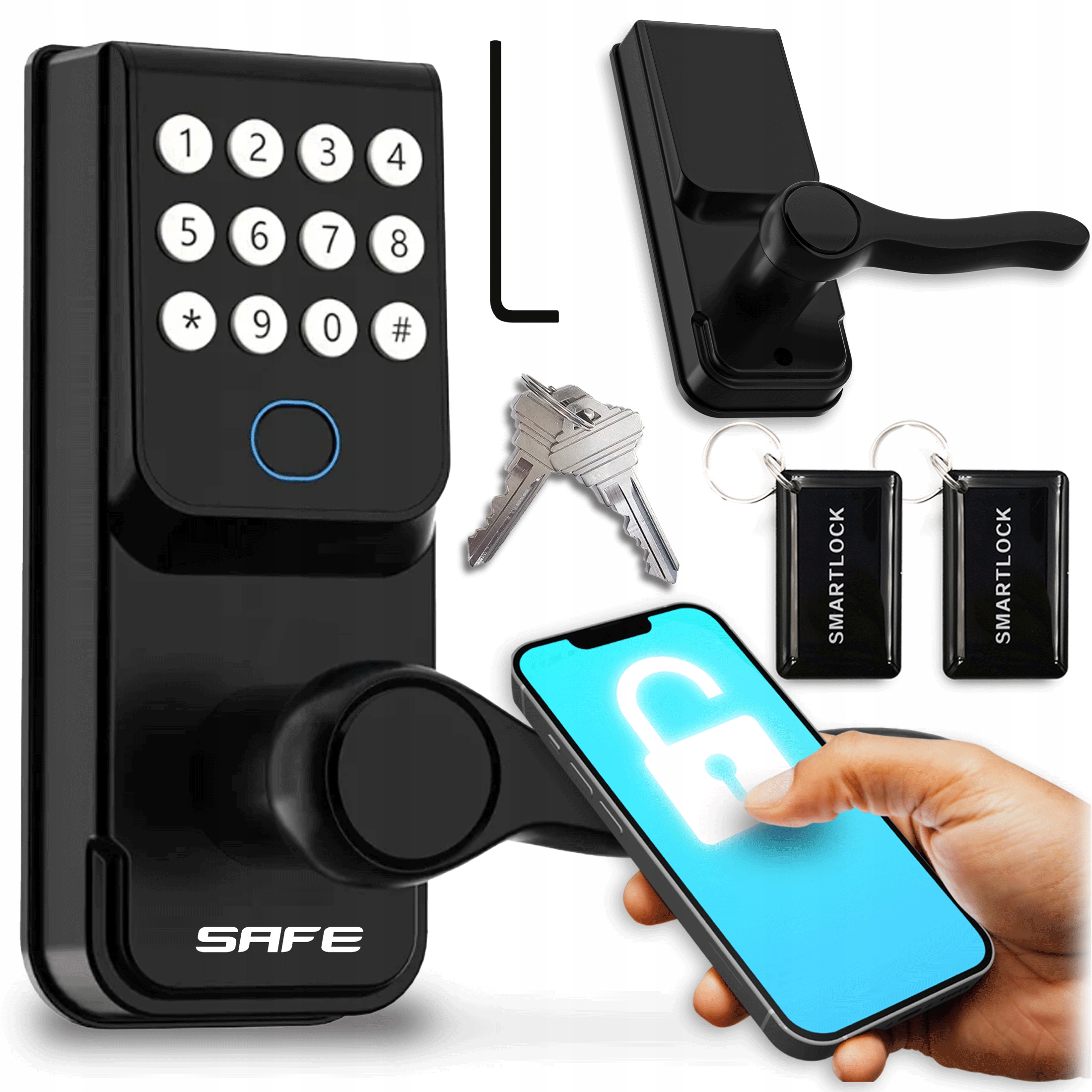 Elektronický Zámek Digitální Klika Kód Wifi MIDI Mb