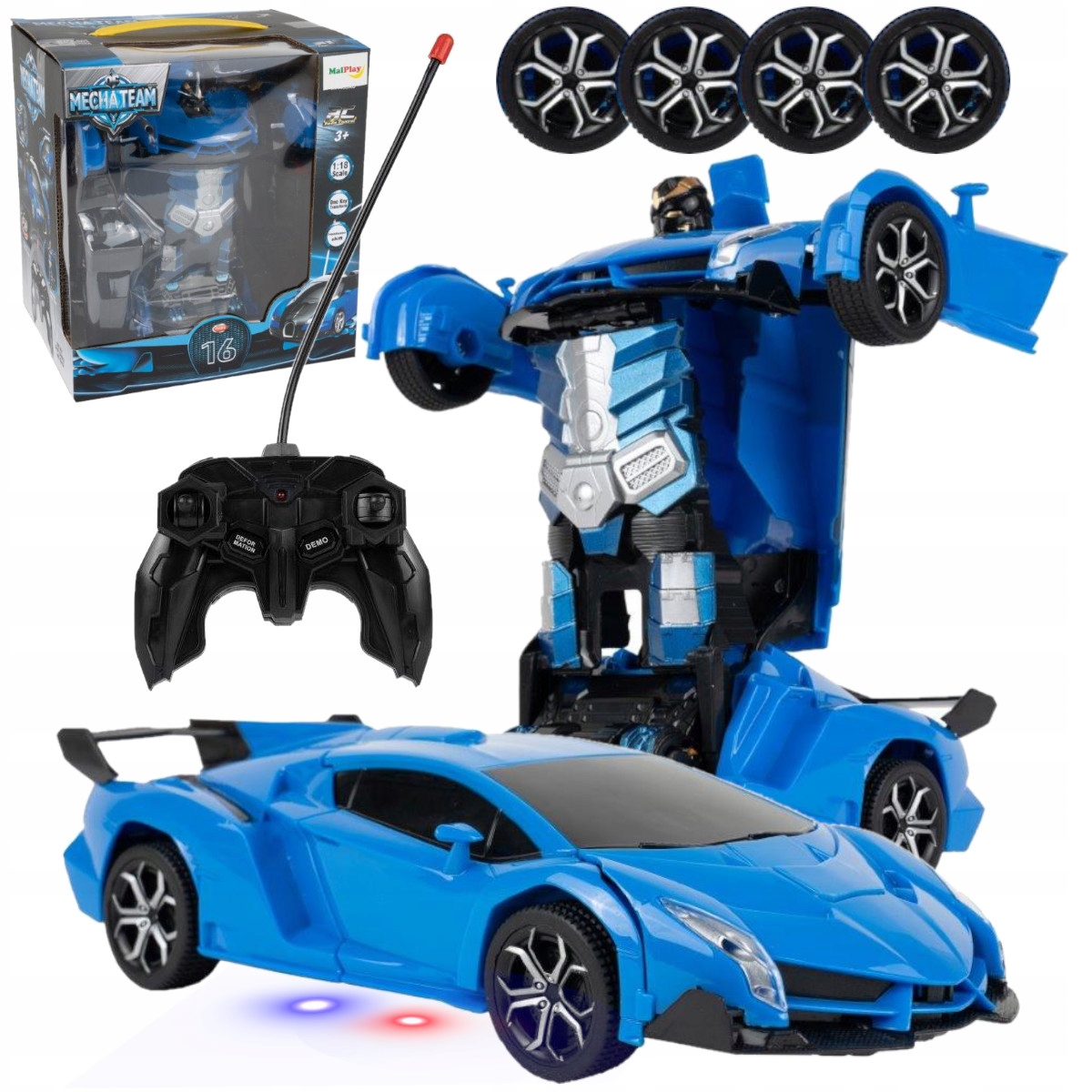 

Auto Robot 2w1 Samochód Zdalnie Sterowany Rc Pilot