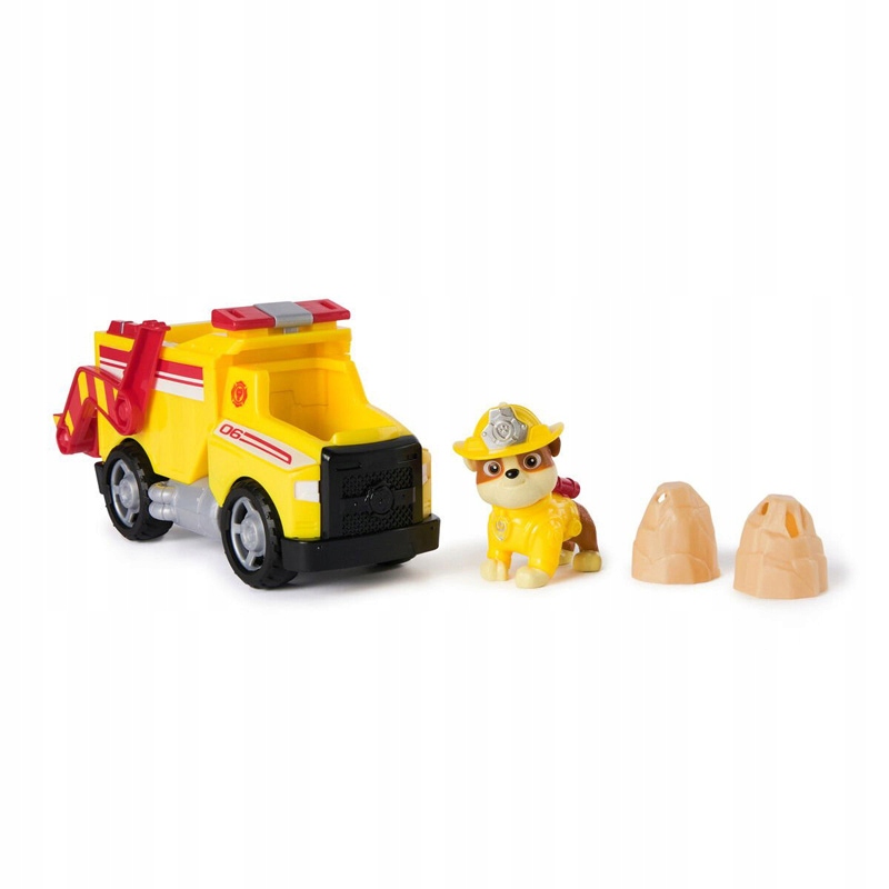 PSI PATROL PAW PATROL FIRE RESCUE ZESTAW FIGURKA RUBBLE + POJAZD TEMATYCZNY Kod producenta 6072662