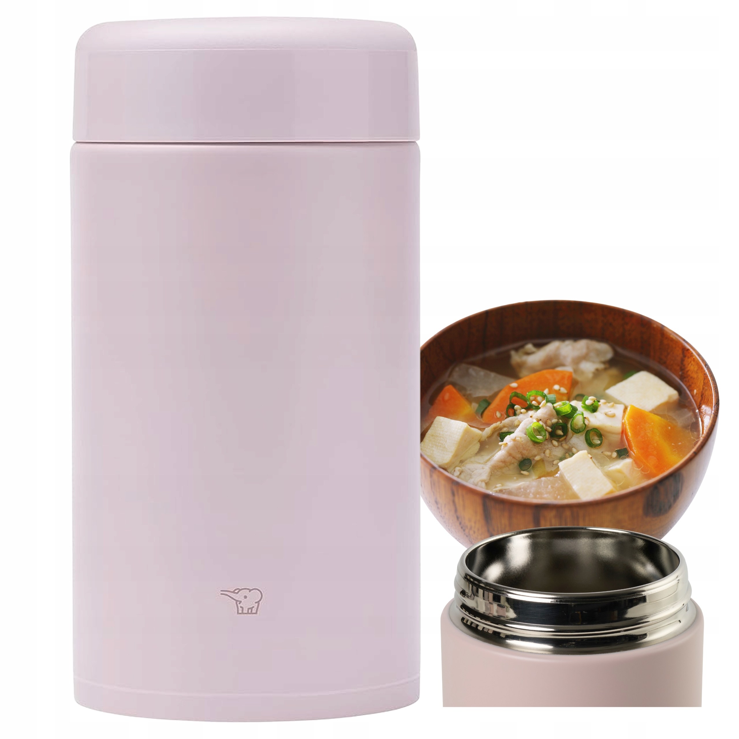 Obedový termobox Zojirushi SW-KA75H-HL Kontajner Lunch Box 750 ml Ružový