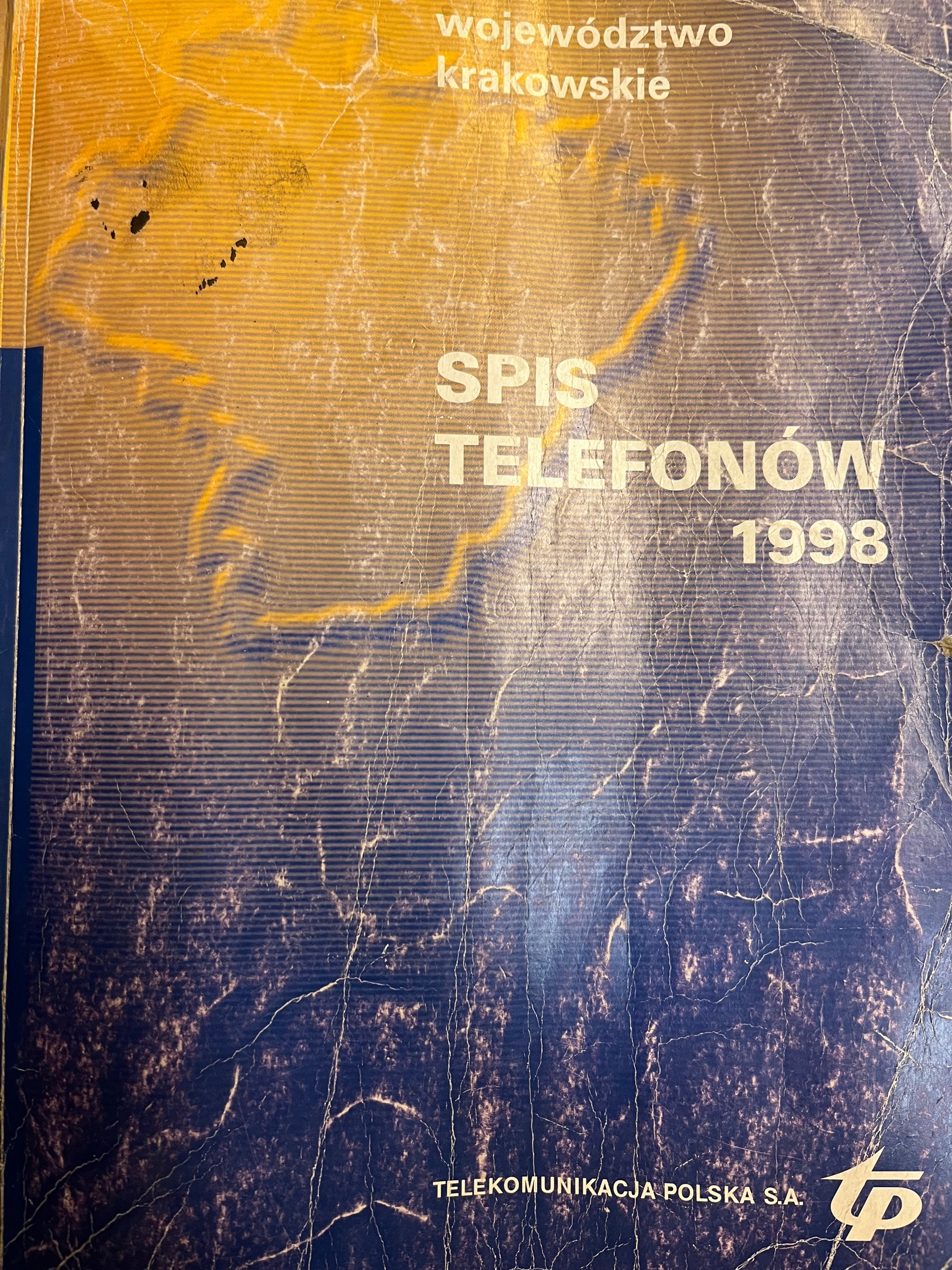 SPIS TELEFONÓW 1998 WOJEWÓDZTWO KRAKOWSKIE TP S.A.