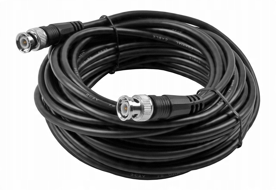 

Kabel Przewód Bnc - Bnc 10 M Cctv Czarny