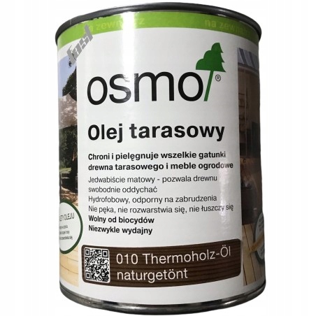 Osmo 010 Olej na terasy Termodřevo 0,75 l Uv ochrana a péče o dřevo