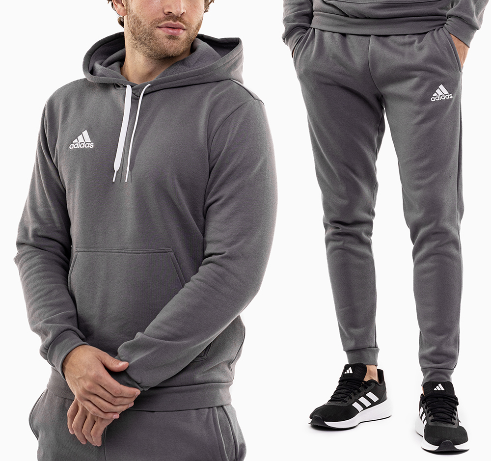Teplákovka Pánský komplet adidas Entrada 22 Sportovní Mikina Kalhoty Kapuce vel
