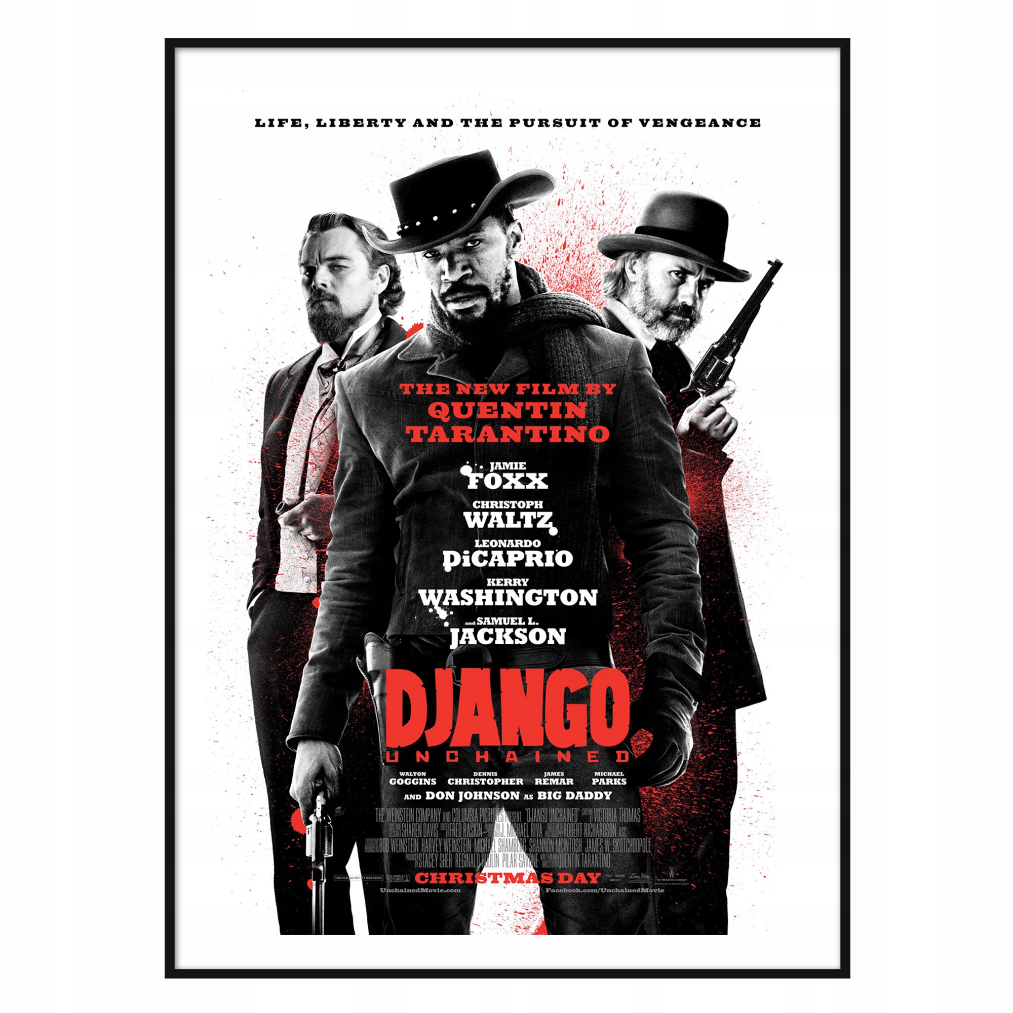 Plakat Django Unchained Quentin Tarantino A1+ Marka inna