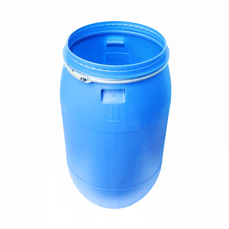 BECZKA PLASTIKOWA 220L OBEJMA ATEST DO KISZENIA KAPUSTY NA WODĘ Z KRANEM