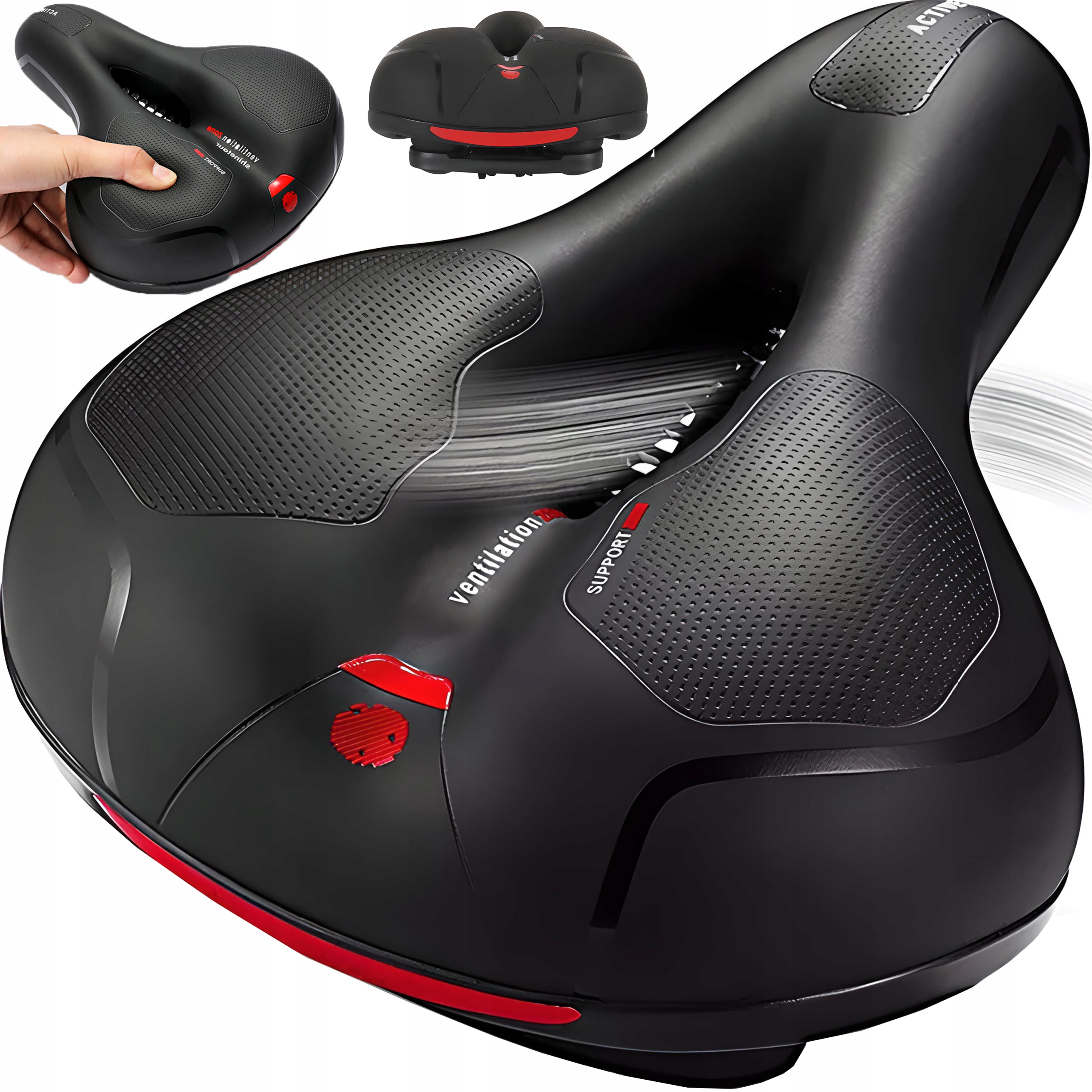 

Siodełko Rowerowe Sportowe Pro Pianka Elastyczna