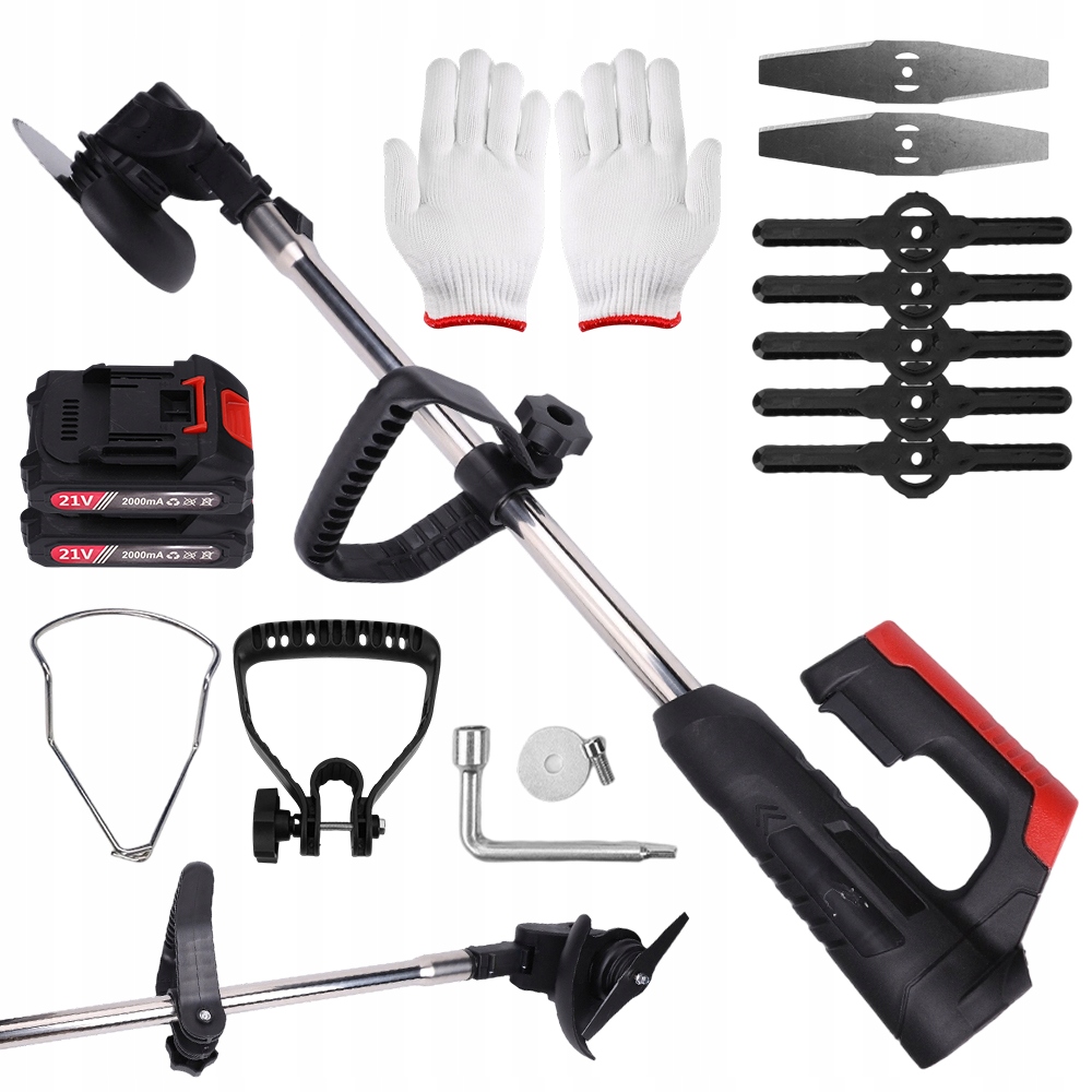 Akumulátorový vyžínač s 90° hlavou pro těžko přístupné úhly 500 W