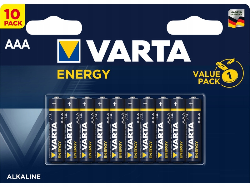 BATERIA VARTA ENERGY LR03/AAA 10SZT