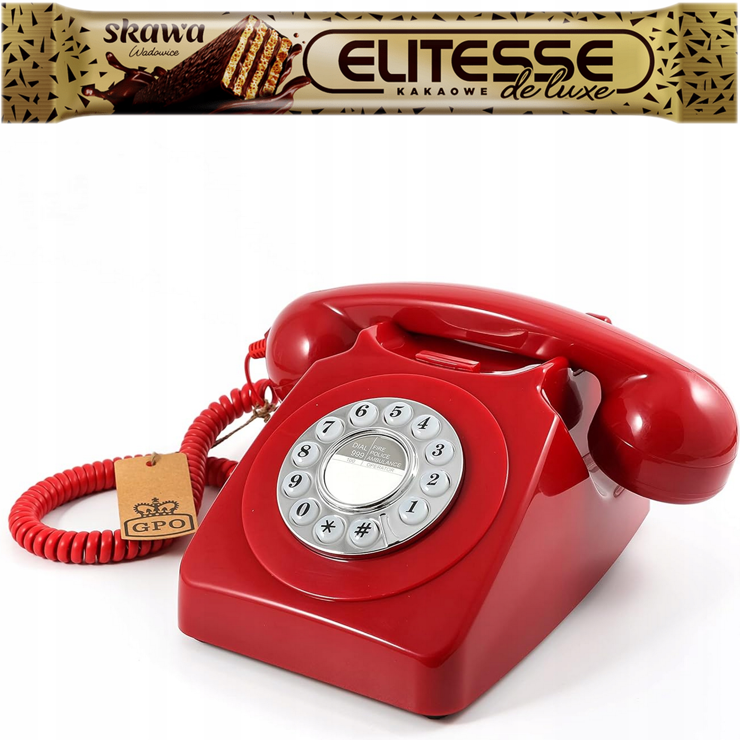 Gpo Retro 746PBRD 746 Telefon s tlačítkem Retro Jako kdysi Unikátní