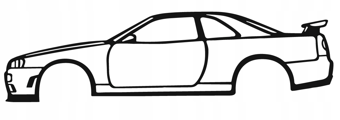 nástěnná dekorace Obraz Auto Nissan Skyline R34