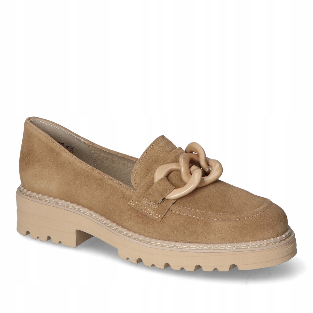 Mokasíny Ryłko E2R17_AV_1JA Olivový semiš 40