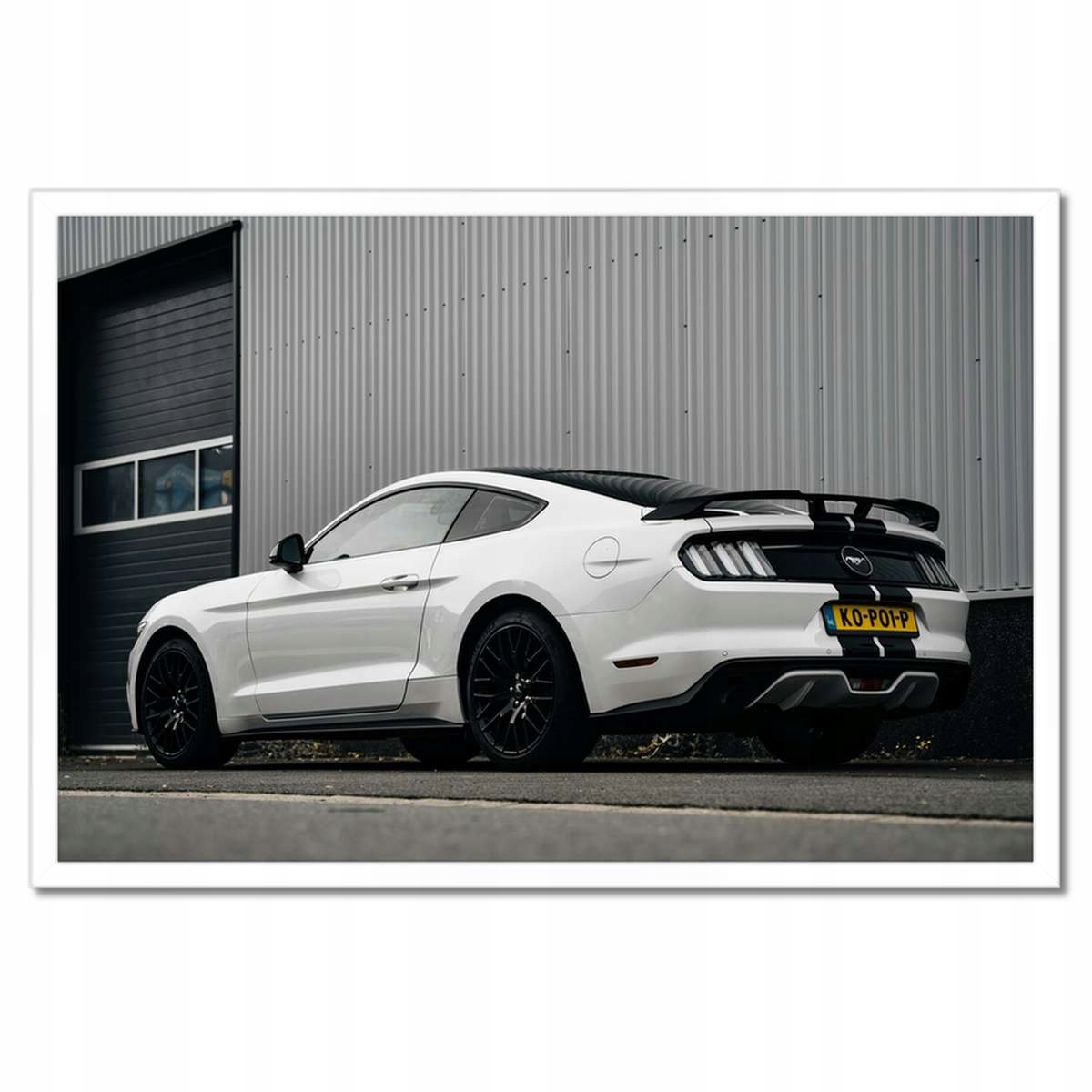 Plakáty v rámu 60x40 Ford Mustang s pruhy