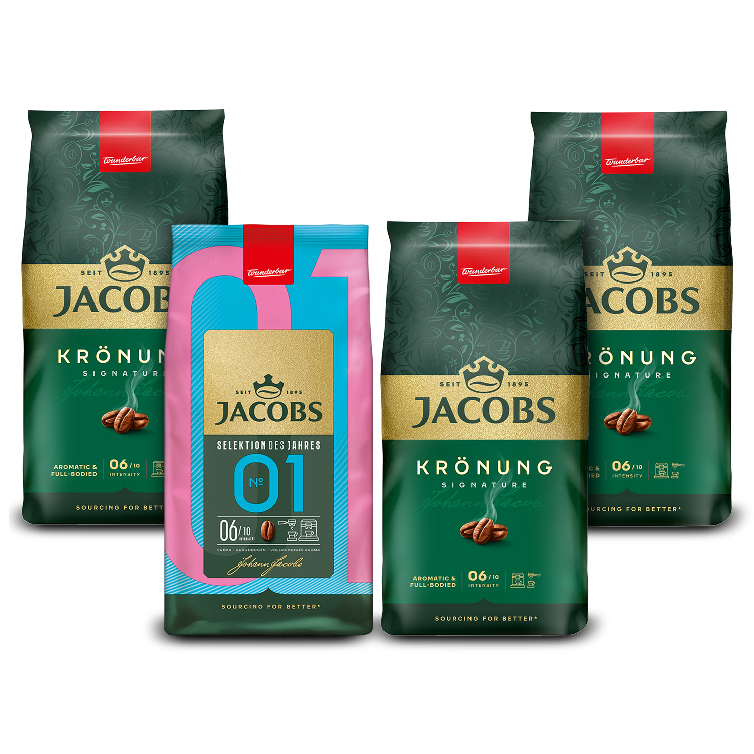 Kawa ziarnista Jacobs Krönung, Selection of the Year No.1 4x 1kg