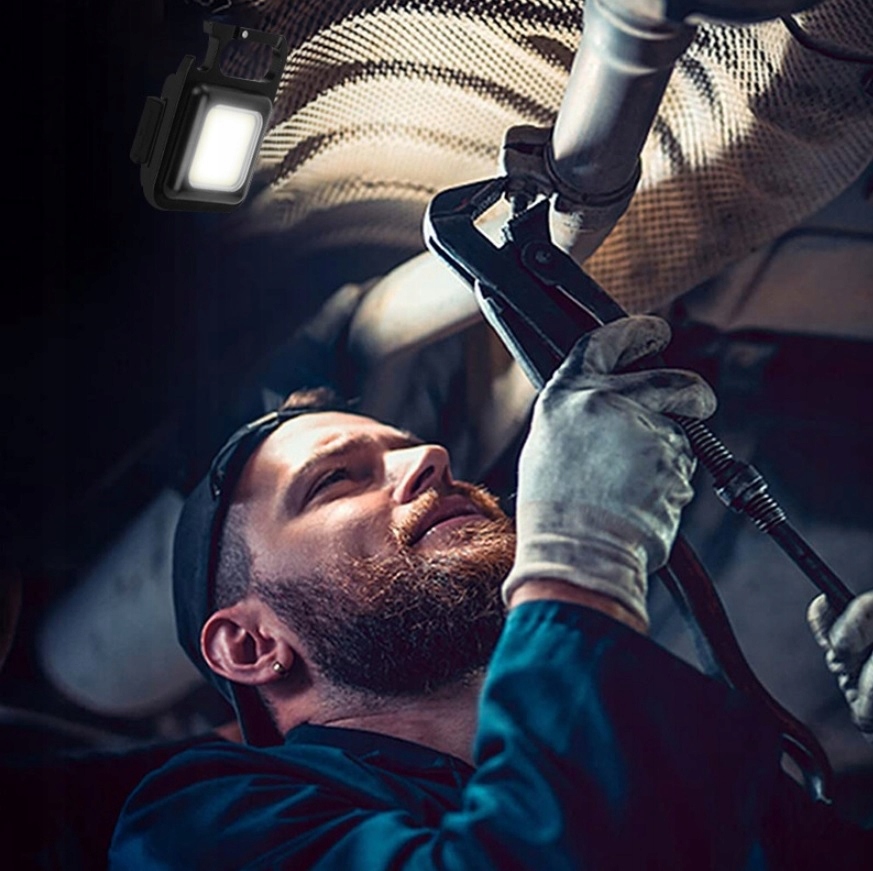 Lampa Metalowa Brelok USB-C 6W Mocna Wodoodporna Model LT