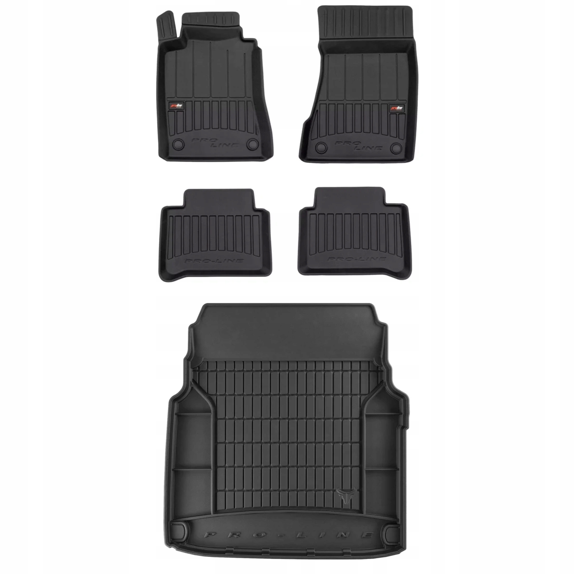 Gumová sada 3D koberčekov a rohoží Mercedes trieda E W211 2006-2009 Sedan, po