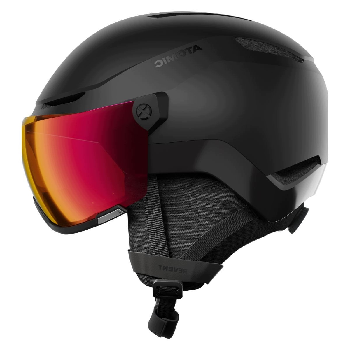 Kask z przyłbicą szybą Atomic Revent Visor Photo Black Fotochrom 2027 63-65