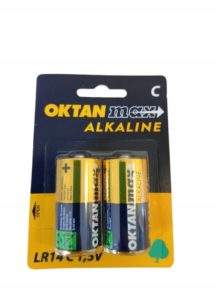 Bateria alkaliczna Oktan C (R14) 2 szt.
