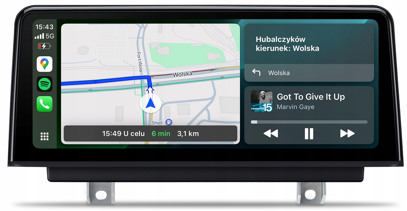 Bmw F30 F31 F34 3GT Radio Nawigacja Android Carplay Mapy CIC Nbt